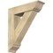 Ekena Millwork Traditional Traditional Rough Sawn Bracket w/ Offset Brace, Douglas Fir, 8"W x 30"D x 34"H BKT0806X30X34TRA01RDF - alternate 1